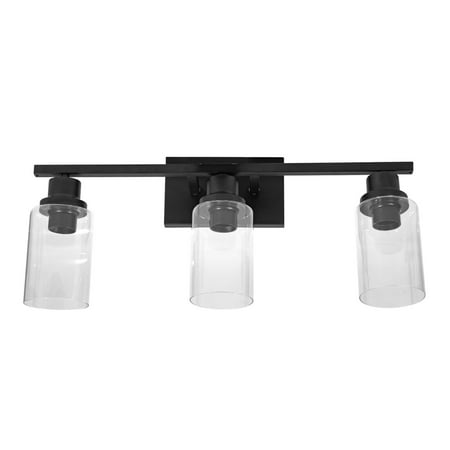 

Oukaning 3 Lights Bedroom Vanity Light Wall Sconce Wall Mount Glass Lamp