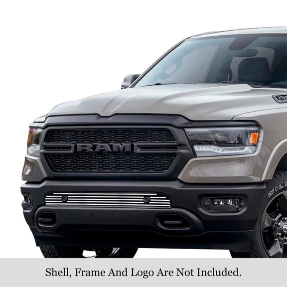 APS 2019-2023 Ram 1500 With Sensor (Excl. 19-23 Ram 1500 Classic, Excl. Rebel And TRX) Stainless Steel Billet Grille 8x6 horizontal billet