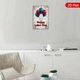 thumbnail image 5 of 1pc Metal Wall Sign, 8x12 Inches, Vibrant Happy Labor Day Design with Colorful Balloons, Rustproof & UV Protected, Perfect for Home, Office, Party Decorations, Ideal for Outdoor and Indoor Use, 5 of 7