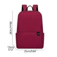 thumbnail image 3 of Isvgxsz 2024 New Travel Essentials Solid Color Small Backpack and Schoolbag Lightweight Student Schoolbag, 3 of 6