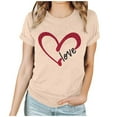 thumbnail image 1 of Birdeem T-Shirt à Col Rond Imprimé à Manches Courtes pour Femmes, Décontracté, Coupe Ample, 1 of 1