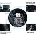 thumbnail image 3 of Asiento de coche para perros Asiento de coche para perros Asiento elevador para mascotas con correa de seguridad con clip y funda para perros, perfecto para mascotas pequeñas, 3 of 5