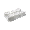 thumbnail image 2 of HEWANG 6 Cavity DIY Silicone Mousse Mold Round Chocolate Cake Molds Square Scented Candle Mould for Cake Cupcake Dessert Decorations, 2 of 8