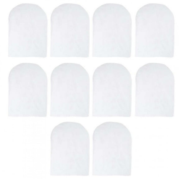 BIMZUC 10Pcs Transparent Hanging Clothes Dust Cover Bag, 60x80cm for T-Shirts