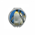 thumbnail image 1 of Many Antarctic Penguins Nature Science Picture Hand Compact Mirror Round Portable Pocket Glass, 1 of 3