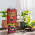 thumbnail image 3 of Lightning McQueen 40oz Tumbler, Custom Name Disney Tumbler With Handle, McQueen 40oz Tumbler, Disney Stainless Steel Mug, Disney, 3 of 3