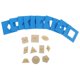 thumbnail image 1 of Geométrica de en apariencia de Rompecabezas para en Edad , Juguete Educativo para Azul Baoblaze Rompecabezas de figuras geométricas con clavijas, 1 of 7