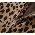 thumbnail image 5 of Styles I Love Unisex Baby Boys Girls Brown Leopard Hooded Long Sleeve Cotton Zipper Romper Autumn Animal Print Baby Clothing (12 Months), 5 of 7