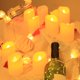 thumbnail image 4 of Luz Led De Cadena De Velas Sin Llama Con Luz Blanca Cálida Luz De Cadena Integrada Velas Led Parpadeantes Alimentadas Por Usb Decoración Para El Banquete De Boda En El Hogar Minnieouse HA027972-01, 4 of 6
