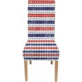thumbnail image 2 of Chair Covers Set of 6 Independence Day Dining Room Chair Covers 4th of July Washable Elastic Chair Cover for Kitchen Outdoor Dining Room, 2 of 5