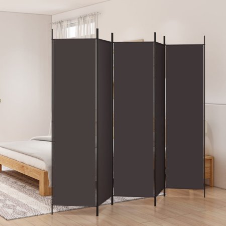 vidaXL 3枚パネル 間仕切り アントラシート 150x200cm ファブリック家具 間仕切り 代引不可