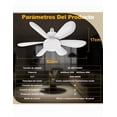thumbnail image 5 of Lámparas Xtellar De Techo Con Ventilador 40w Con Mando A Distancia Color Blanco, 5 of 5