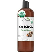 Premium Organic Castor Oil -  Pure and Hexane-Free Cold-Pressed