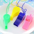 thumbnail image 1 of Silbato de plástico juguetes para niños color alegría árbitro silbato fanáticos estudiantes pequeños regalos OK silbato pelota, 1 of 6