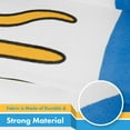 thumbnail image 4 of G128 - Argentina Argentinian Flag 3x5 ft Printed Brass Grommets 150D Quality Polyester Flag Indoor/Outdoor - Much Thicker and More Durable than 100D and 75D Polyester, 4 of 5