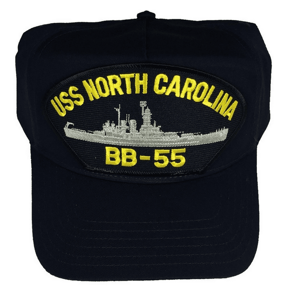 USS NORTH CAROLINA BB55 HAT CAP USN NAVY NIBK WILMINGTON BATTLESHIP