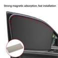 thumbnail image 5 of Magnetic Car Sun Shade Lightproof Car Curtain Window Sunshade with UV/Heat Block, Universal Fit Quick Install Car Accessory for Side/Front/Rear Windows, 5 of 5