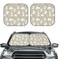 thumbnail image 2 of Zufioo Rabbit And Flower Print Folding Car Windshield Sun Visor, Anti-ultraviolet Sun Visor, Suitable for Trucks, Vans Car Accessories-Medium, 2 of 6