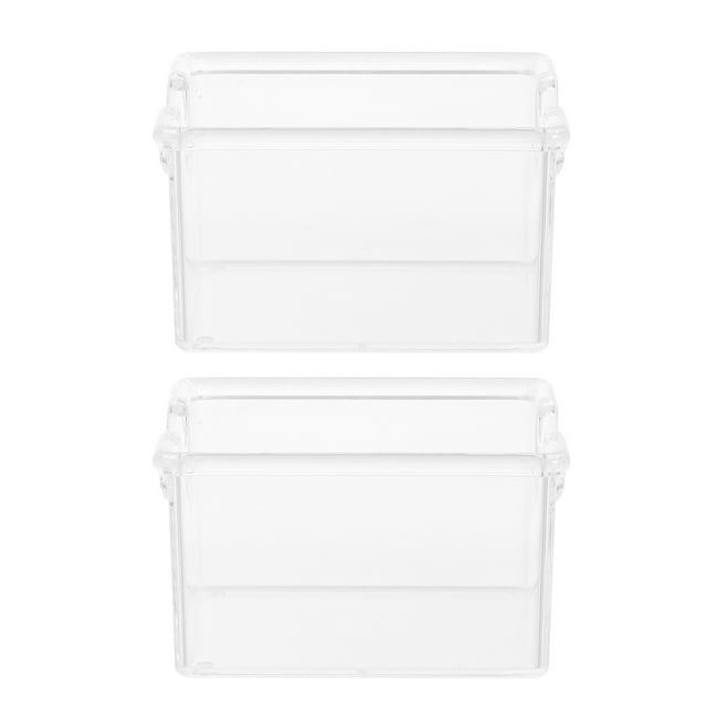 EeaseMX 2 cajas organizadoras de bolsitas de té transparentes para oficina.