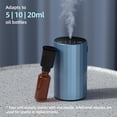 thumbnail image 3 of Waterless Essential Oil Diffuser Aromatherapy Scent Diffusers for Home Large Room, Bedroom, Car, Office, Desk, Battery Operated Mini Portable Air Freshener (Blue), 3 of 6