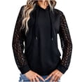 thumbnail image 1 of Sudadera Para Mujer Sudaderas Con Cuello Redondo Moda Casual Sólido Camiseta de Manga Larga Top Blusa Jersey Odeerbi ODB133000, 1 of 9