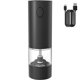 thumbnail image 1 of Electric Salt and Pepper Grinder Set, Rechargeable Automatic Salt and Pepper Grinder Set, One Hand Operation with LED Light, Adjustable Coarseness, Refillable,Black, 1 of 5