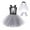White, variant on Mercatoo Girls Halloween Tulle Tutu Dress with Hairband Outfits Hollow A-Line Pleated Dresses Birthday P𝐚rty Performance Clothes