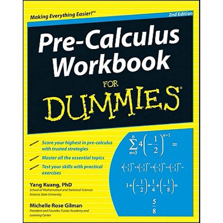 Pre Calculus Workbook For Dummies - 