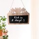 thumbnail image 5 of Bewildely Eid-ul-fitr Black Board the Festival of Fast-break Hanging Ornament Islam Style Guestbook Colgante Regalo creativo para puerta de pared Decoración del hogar Bewildely HA011710-00, 5 of 6