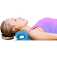thumbnail image 3 of Rehabilitation Advantage Neck & Shoulder Relaxer – Ergonomic Cervical Spine Alignment Pillow and Neck Stretcher for Pain Relief, Muscle Tension & Posture Support – Blue, 8.5" x 7" x 4.5", 3 of 7