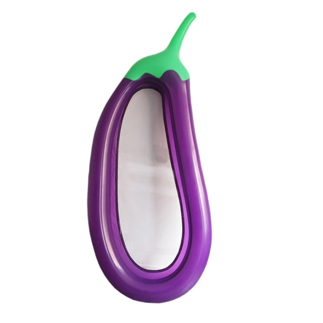 Tumbona inflable Sharpla forma de berenjena 190cmx95cmx20cm