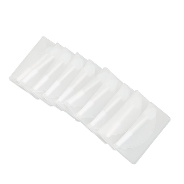 Silicone Eye Shadow Applicators, 10pcs Mini Silicone Makeup Brush Soft Heart Shape For Salon