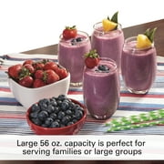 Hamilton Beach Smoothie Blender, 56 oz. Jar, 10 Speeds, New, Black, 50190F