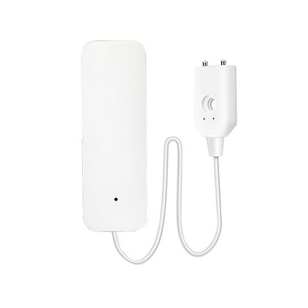 

Htovila WIFI Water Leak Sensor Water Leakage Intrusion Detector Alert Water Level Overflow Alarm Tuya Smart Life App Remote Control for Home House
