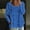 Blue, variant on Boho Tops for Women Embroidered Tops for Women Embroidered Blouse Vintage Floral Summer Gauze Shirts Bohemian Tees Linen Shirts for Women Peplum Tunic Tops 3/4 Sleeve Tunic Top White M