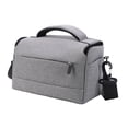 thumbnail image 3 of Bunblic Camera Bag Carrying Case Equipment with Removable Strap Organizer for Traveling Grey, 3 of 8