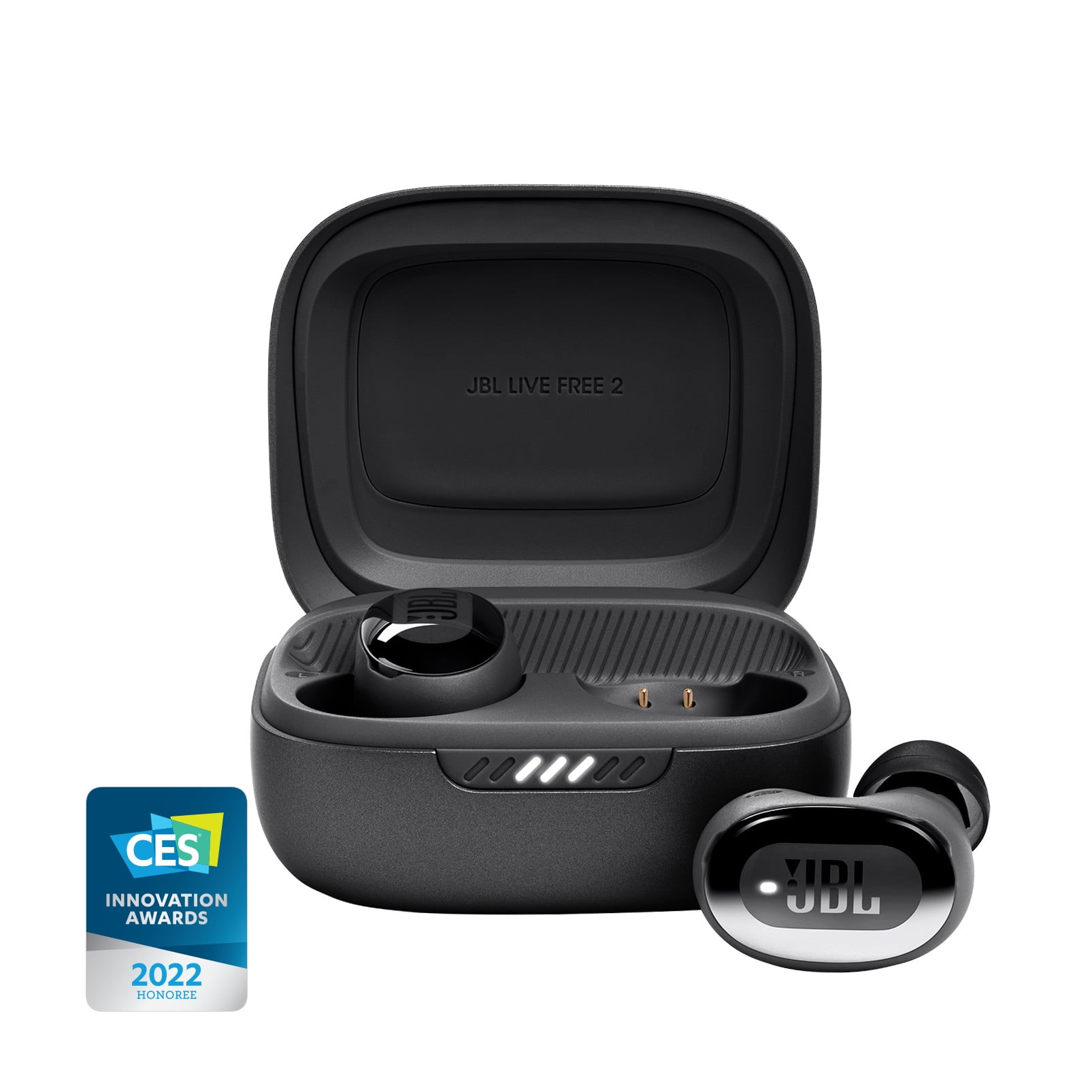 JBL Live Free 2 TWS - True wireless Noise Cancelling earbuds - Immersive sound at work, at rest, and at play with all-day comfort. - Black