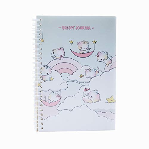 Bullet dot journal CUTIE SQUAD cute cartoon cover stylish and durable Can be used to record diaries, to-do items, can be used in school, home and office supplies, suitable for children, girls