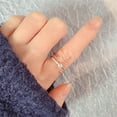 thumbnail image 3 of YYKihy Japan And South Version Of The Fashion Design Star Track Zirconia Ring Female Flash Diamond Intertwined Openings Ladies Ring, 3 of 6