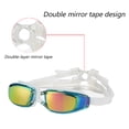 thumbnail image 3 of Gafas de natación con montura grande, impermeables y antivaho, gafas de natación de silicona para adultos galvanizadas HD para hombres y mujeres, 3 of 6