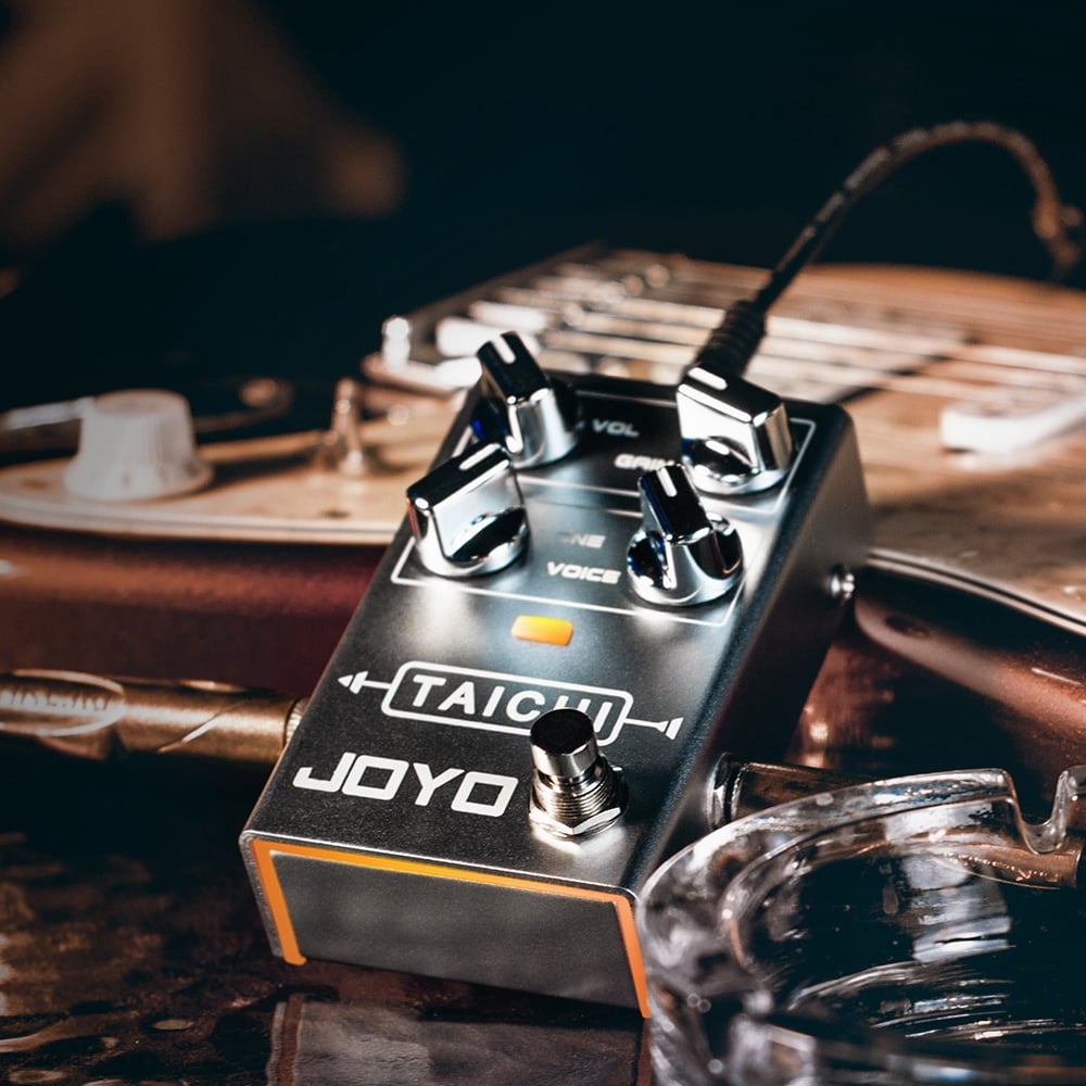 JOYO R-02 Electric Guitar Effect Pedal Low Gain Overdrive Pedal Smooth Classic Sound