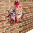 thumbnail image 2 of Designocracy 8611091H 24 x 18 in. Cute Kittens Holiday Pets Wall Door Decor, 2 of 11