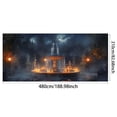 thumbnail image 2 of BotaniNest Halloween Garage Door Banner Large Outdoor Welcome Sign For Holiday Party Festival, 2 of 4