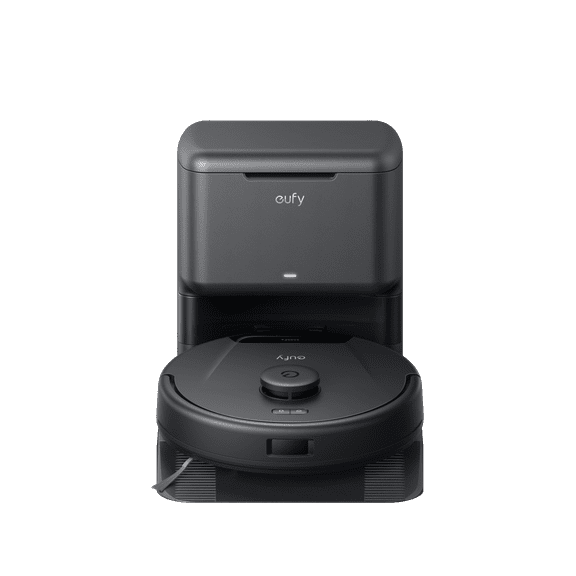 Pre-Owned eufy L60 Robot Vacuum with Self Empty Station, Hair Detangling Technology, Up to 60 Days Hands Free Cleaning, 5,000 Pa Suction, Remove Hair, Dust