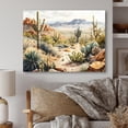 thumbnail image 2 of Designart Arizona Desert Cactus I Canvas Wall Art, 2 of 5