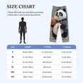 thumbnail image 4 of Kdxio Cartoon Pandas Basketball Print Men's Sleep Pajama Pant Lounge Pants with Pockets-Small, 4 of 6