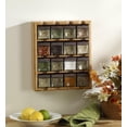 thumbnail image 2 of Bamboo 3-in-1 Spice Organizer for Countertop, Wall, and Drawer with Spices Included, FREE Spice Refills for 5 Years, Lift & Pour Caps , 16 Count ( Pack of 1), 2 of 3