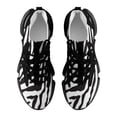 thumbnail image 5 of Stripe Animals Jungle Tiger Pattern White Walking Shoes for Men Woman Lightweight Tennis Fashion Elastic Sports Shoes Cushion Basketball Shoes, 5 of 7