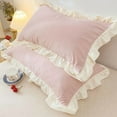 thumbnail image 3 of Princess Pillowcases With Ruffles Multiple Sizes Pillow Cover Comfortable Pillow Case For Adults Kids, 3 of 10