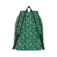 thumbnail image 6 of Rocae Monstera Leaves for Durable Canvas Backpack Leisure Large Bag Travel Rucksack Multi-function Backpack Small, 6 of 8